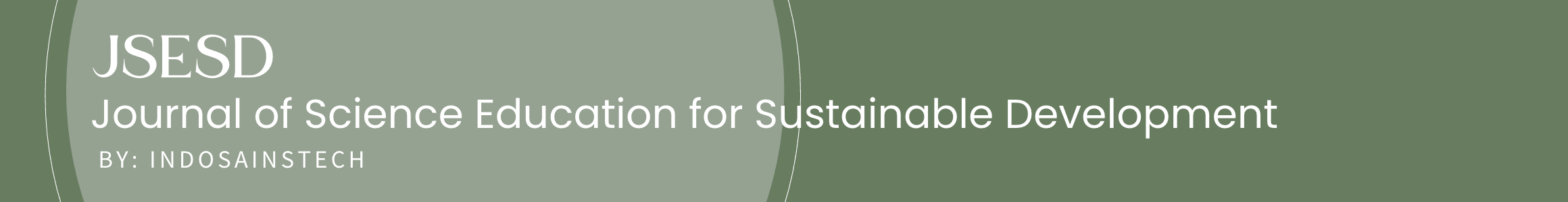 Journal of Science Education for Sustainable Development